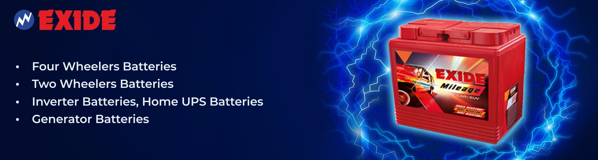 krishna web banners- exide battery