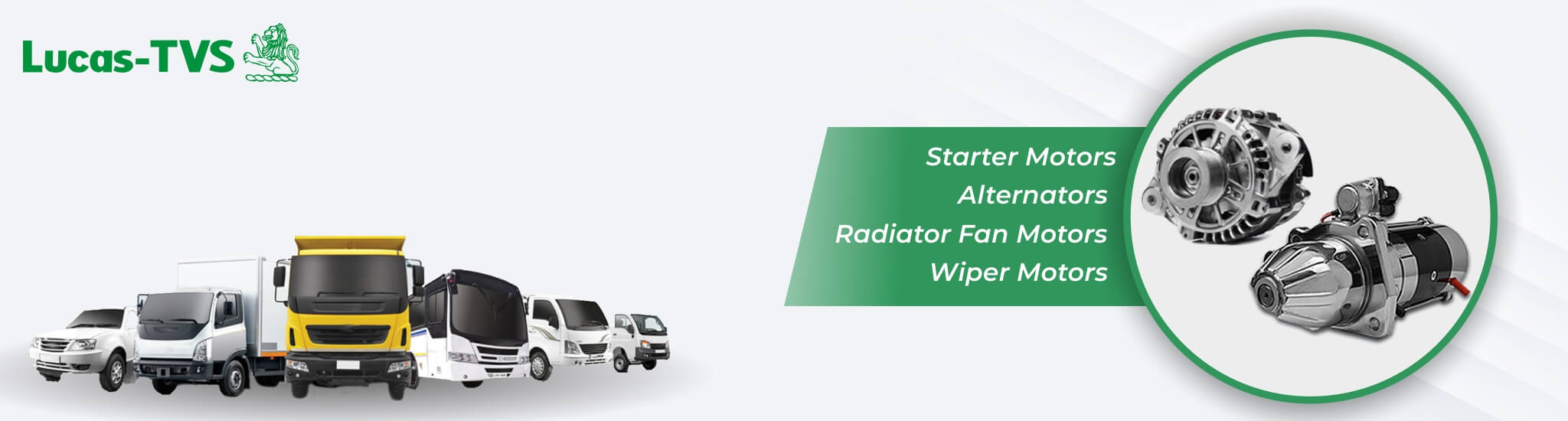 krishna web banners - Lucas TVS Alternators & Starters