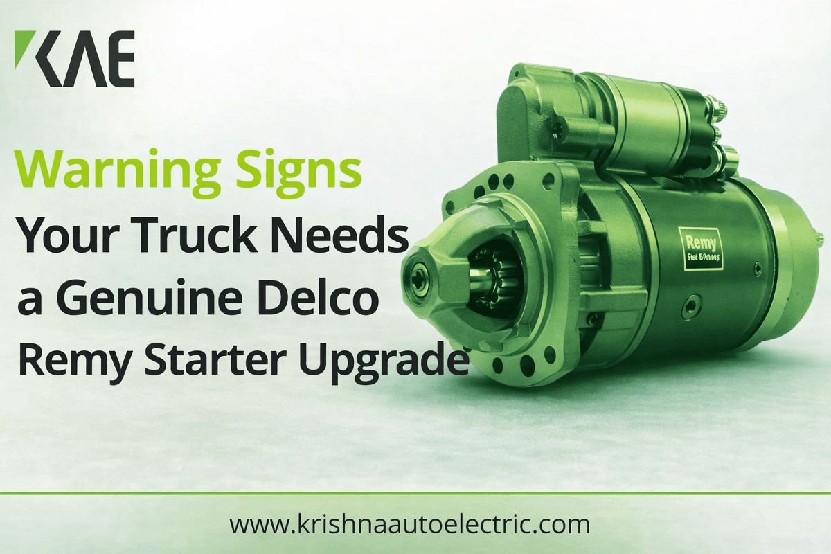Warning Signs Your Truck Needs a Genuine Delco Remy Starter Upgrade