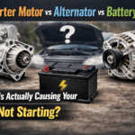 Starter Motor vs Alternator vs Battery: What Is Actually Causing Your Car Not to Start?