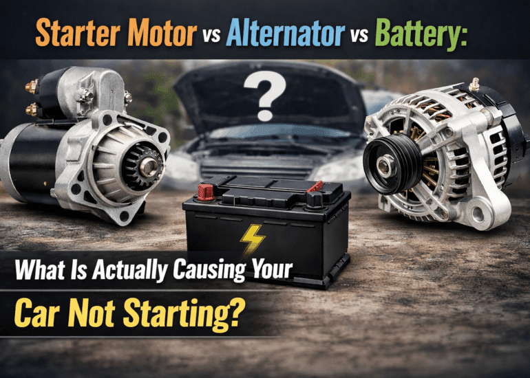 Starter Motor vs Alternator vs Battery: What Is Actually Causing Your Car Not to Start?