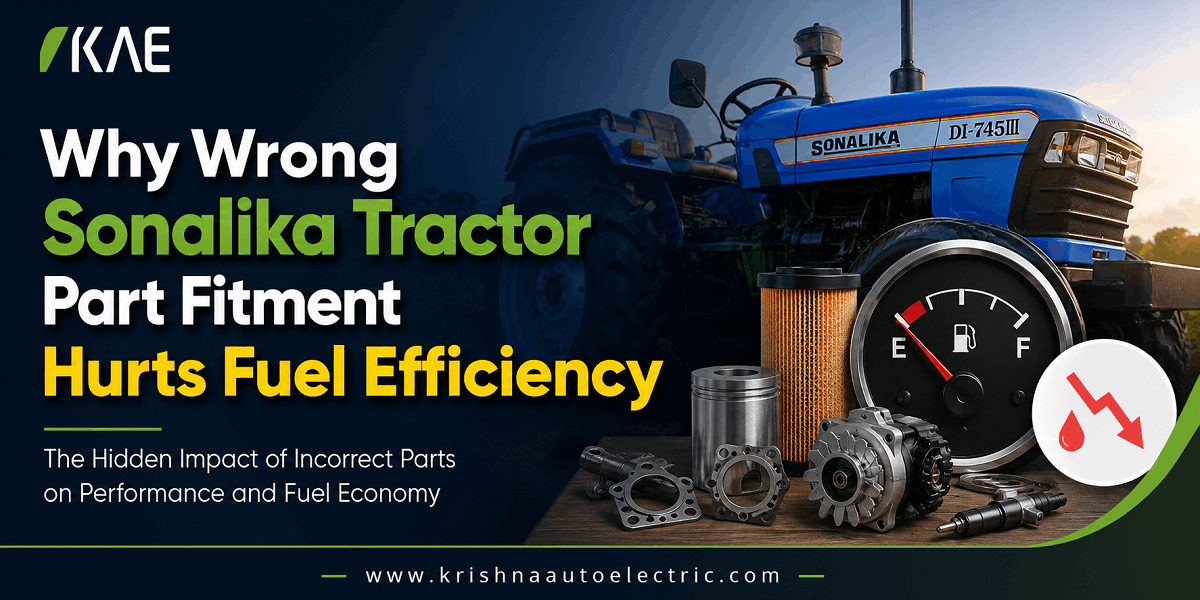 Why Wrong Sonalika Tractor Part Fitment Hurts Fuel Efficiency