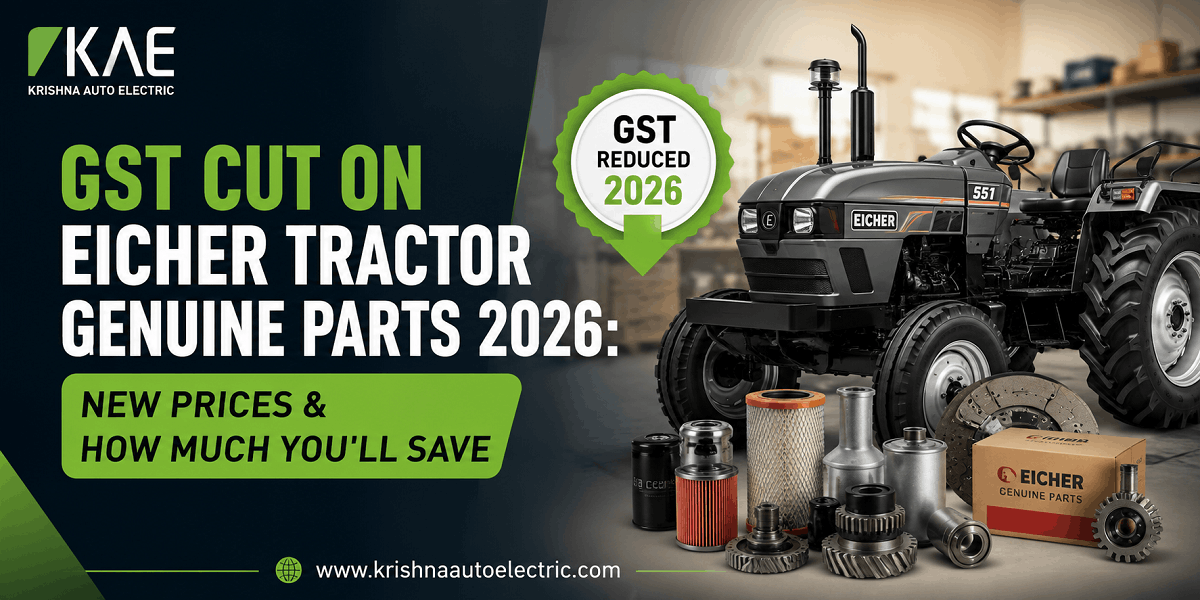 GST Cut on Eicher Tractor Genuine Parts 2026: New Prices & How Much You'll Save