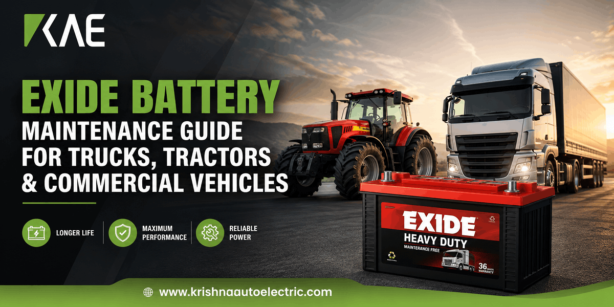 Exide Battery Maintenance Guide for Trucks, Tractors & Commercial Vehicles