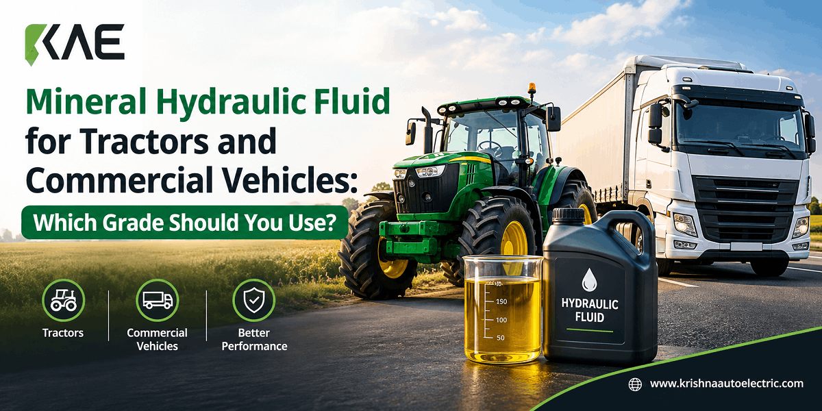 Mineral Hydraulic Fluid for Tractors and Commercial Vehicles Which Grade Should You Use